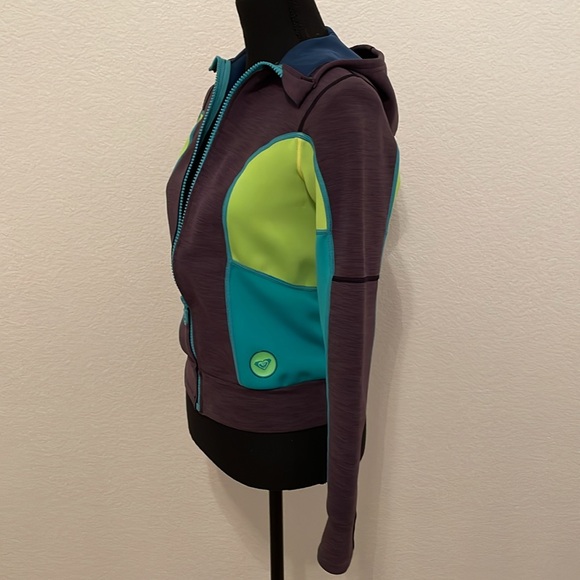 ROXY activewear jacket hiking camping gym size 4/ S scuba sailing - Picture 4 of 9